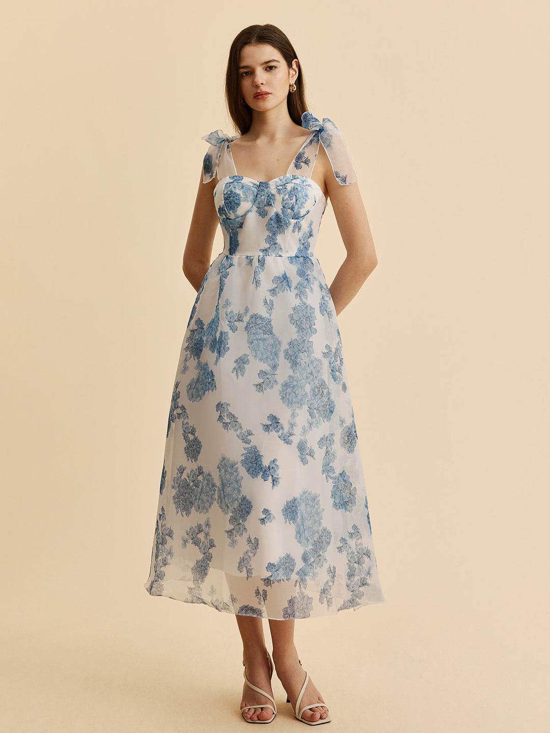 Robe à Bretelles Florales