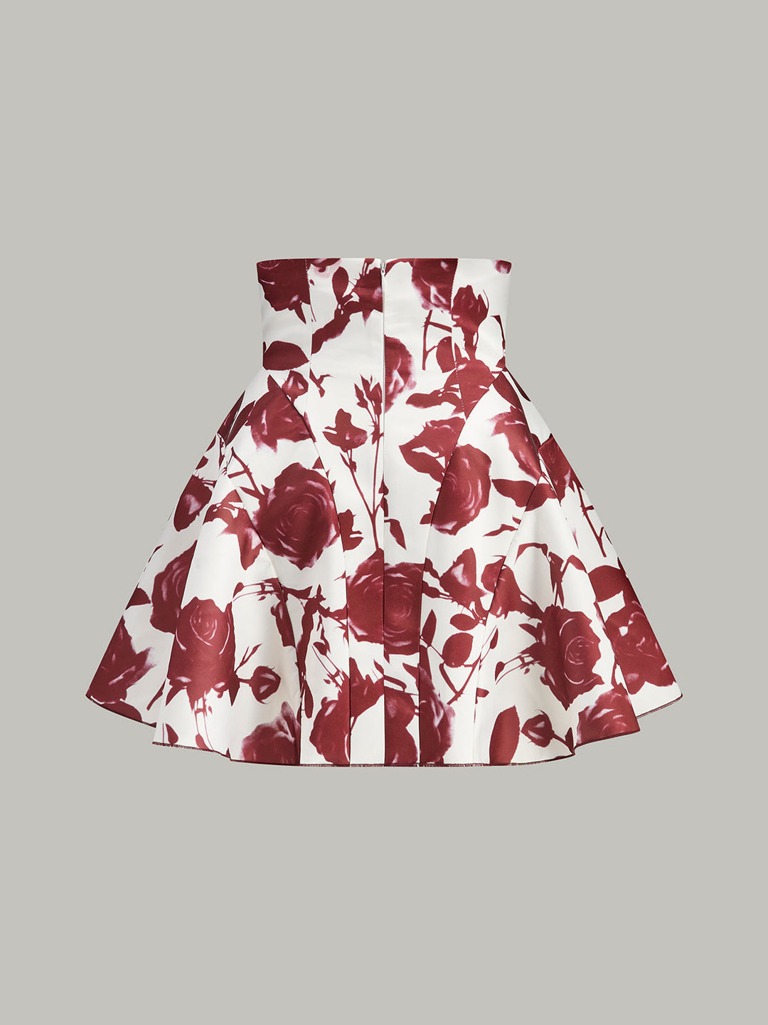 Jupe à imprimé floral avec détails de boutons