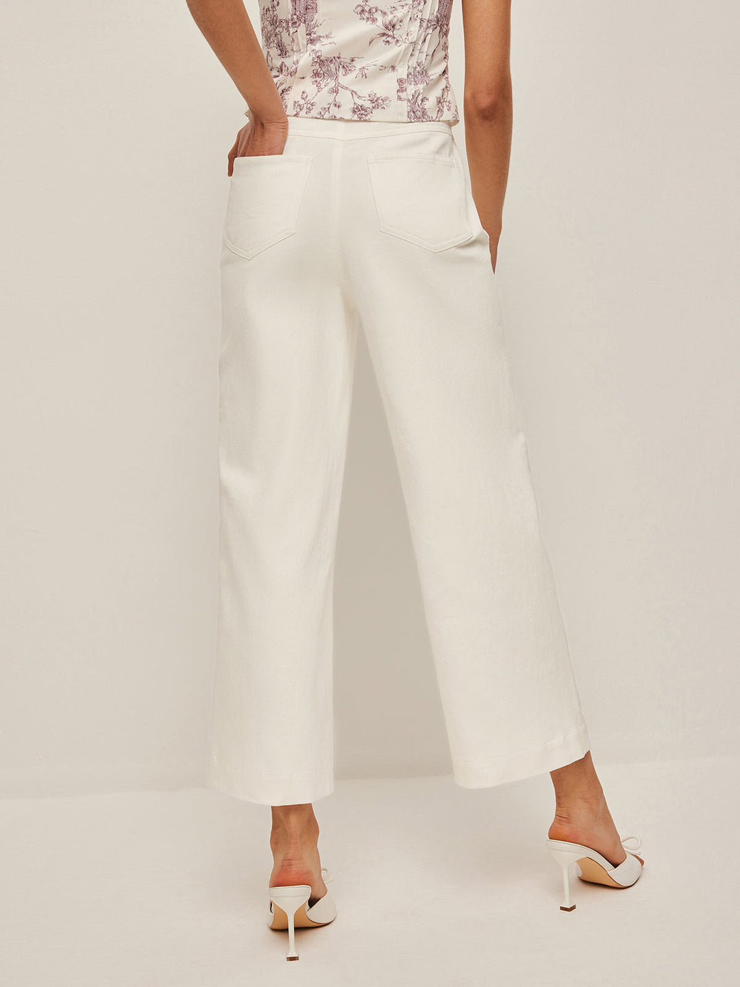 Jeans Taille Haute Jambe Large