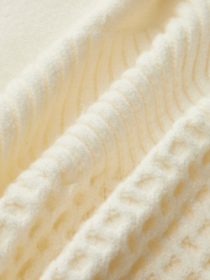 Gilet côtelé sans manches à bordure contrastante