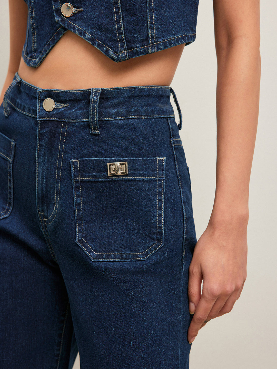 Jean Droit Taille Haute Classique