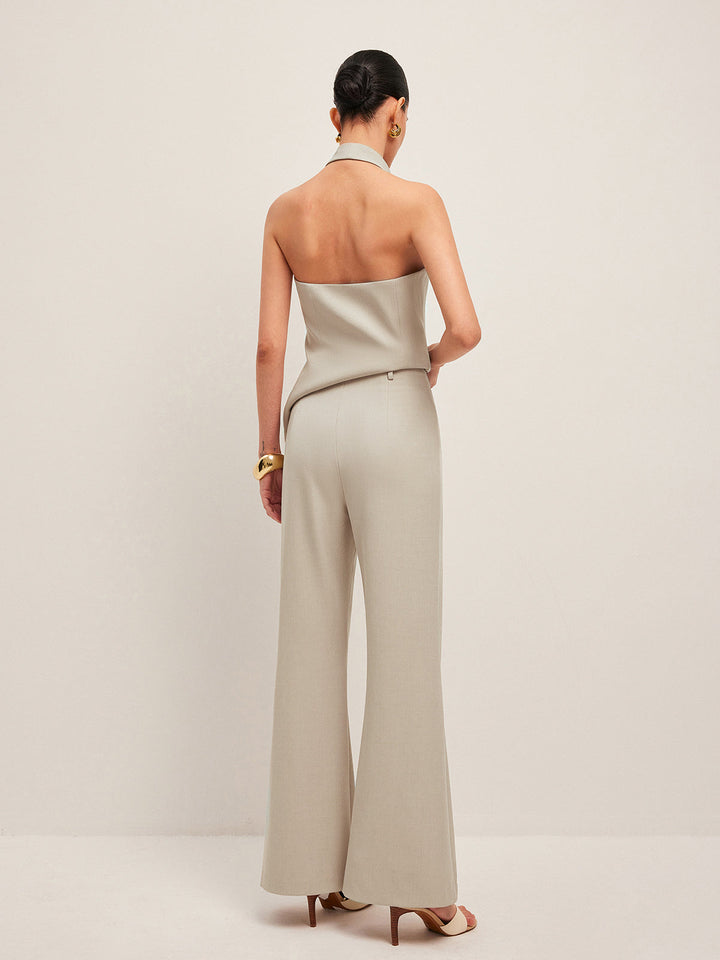 Pantalons Larges Taille Mi-haute