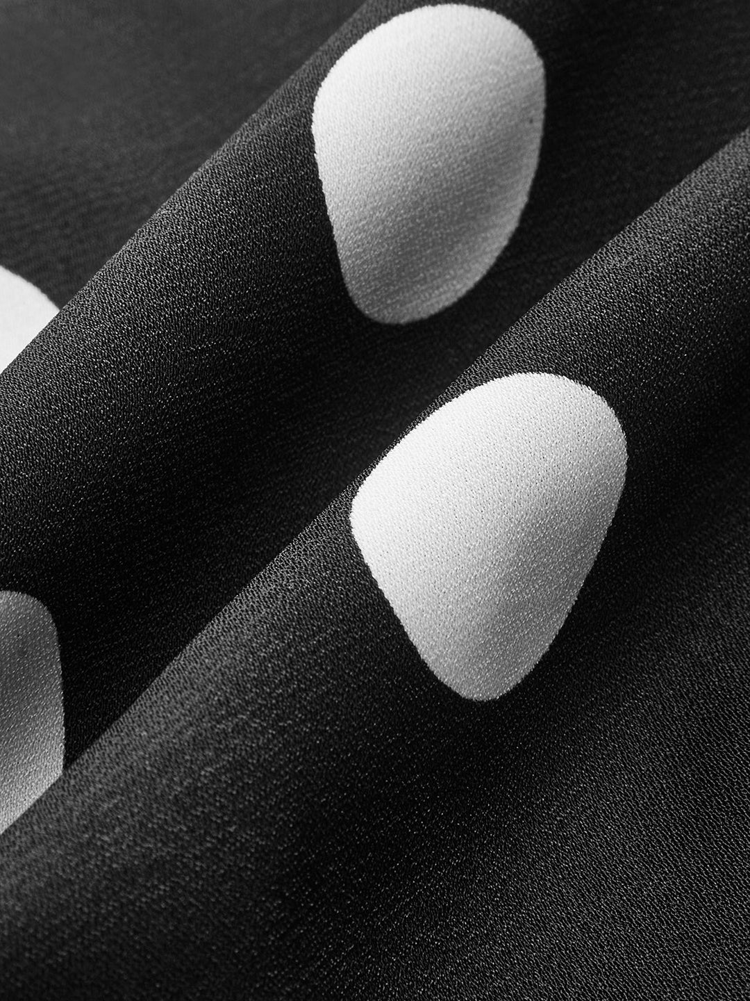 Robe Peplum à Pois Une Épaule