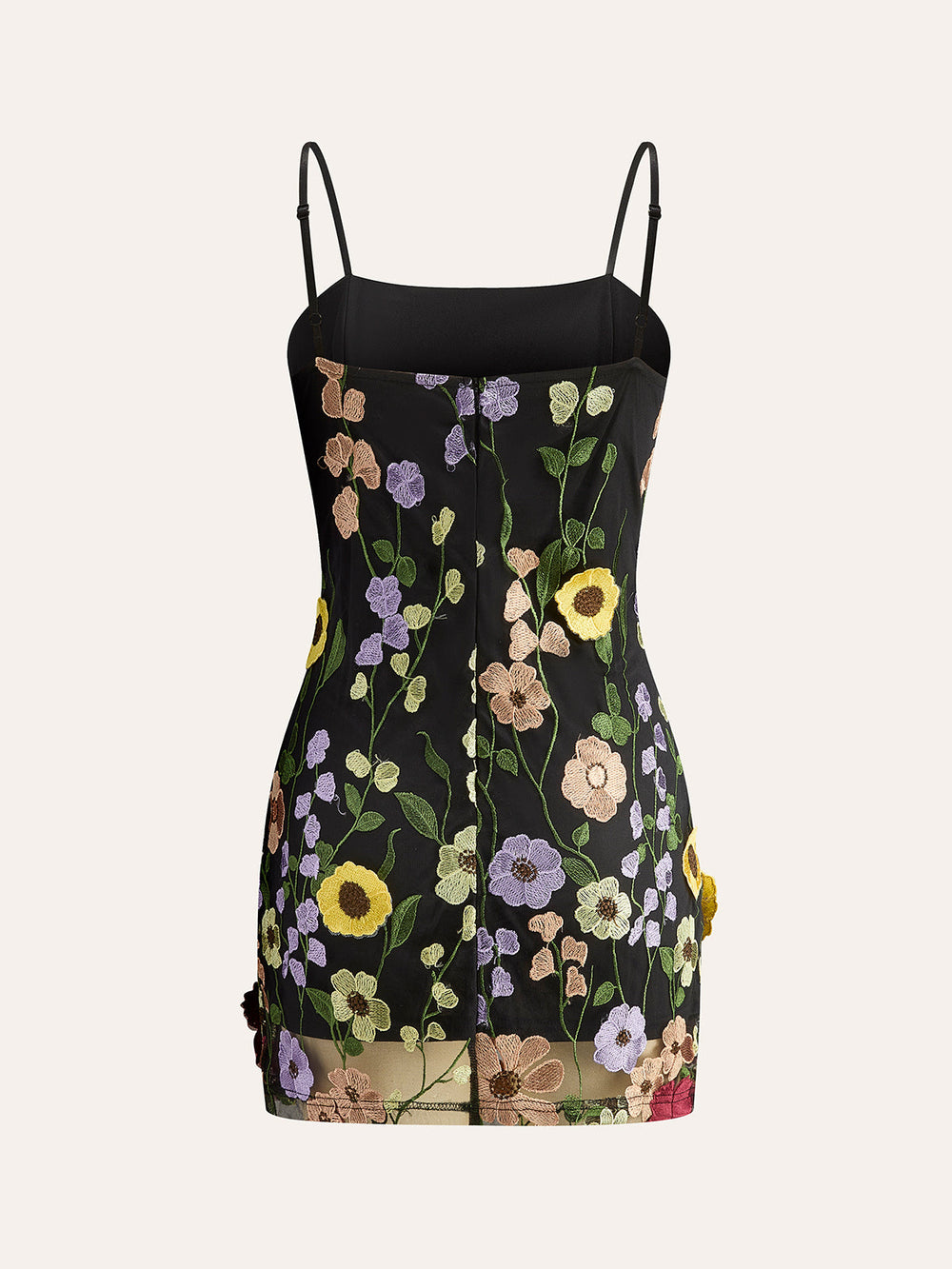 Robe Longue Fleurie Brodé Colorée