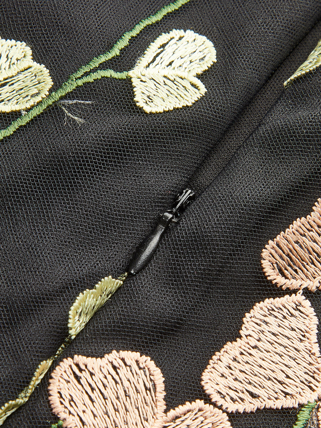 Robe Longue Fleurie Brodé Colorée