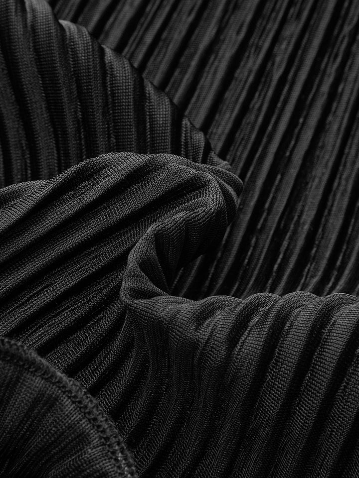 Blouse Plissée à Volants et Boutons
