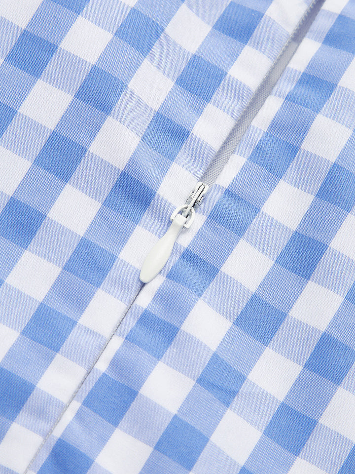 Robe Corset "Checkerboard" à Lacets