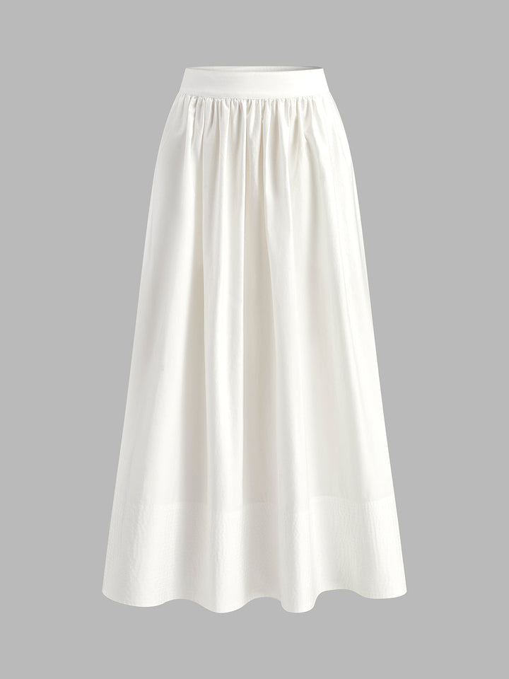 Jupe Évasée Taille Haute