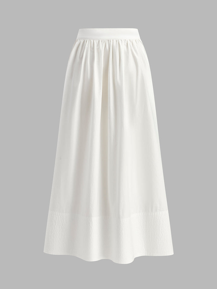 Jupe Évasée Taille Haute