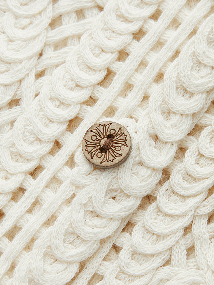 Gilet Boutonné au Crochet