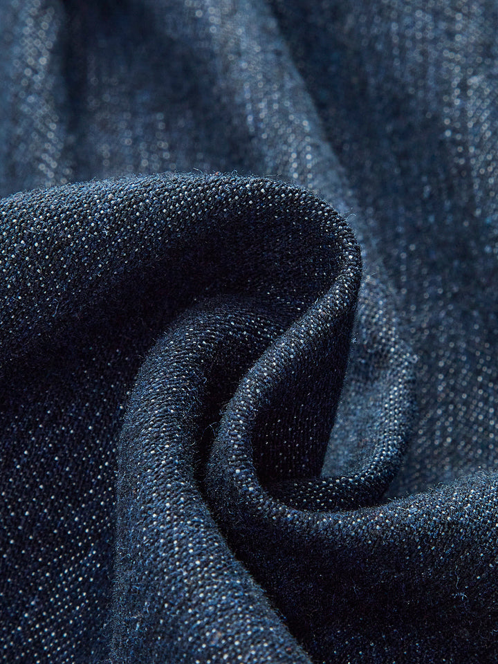 Robe patineuse sans manches en denim