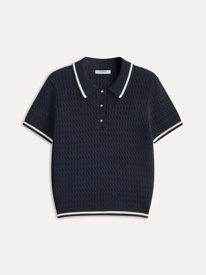 Polo Chemise Côtelé