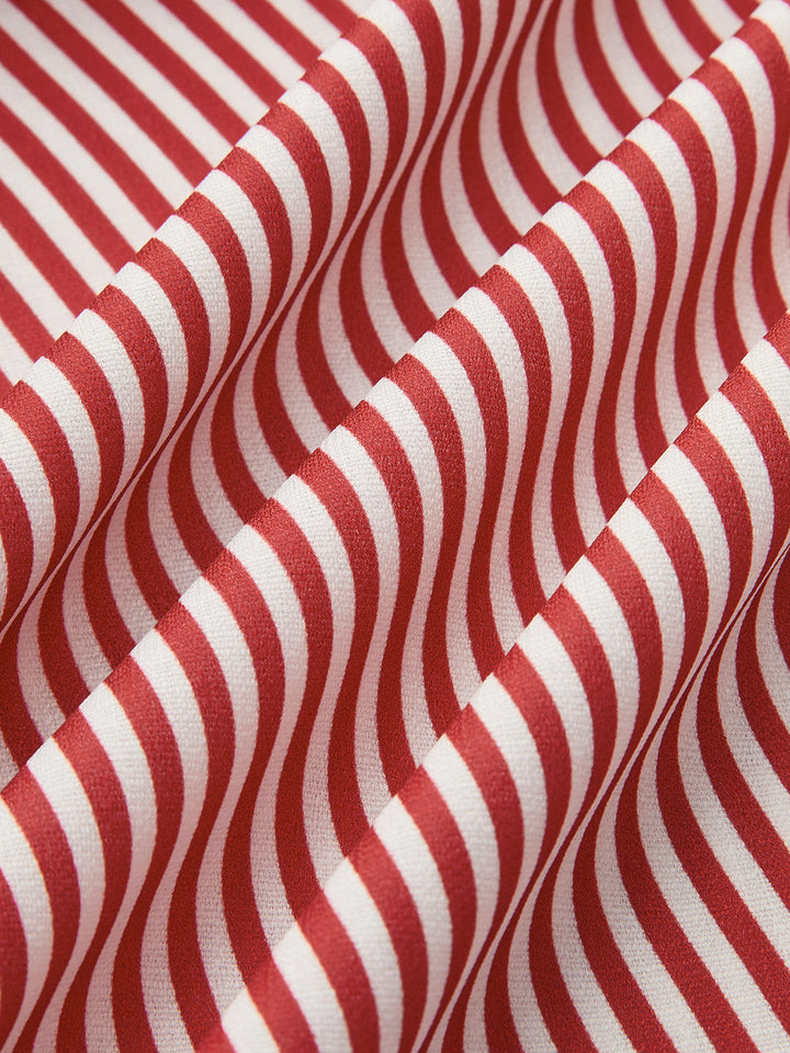 Robe Longue Plissée Sans Manches à Col V