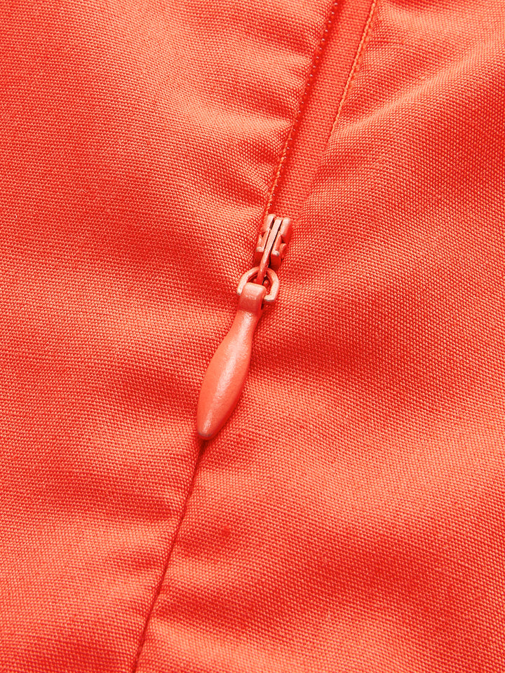 Robe Cami à Volants Brodée