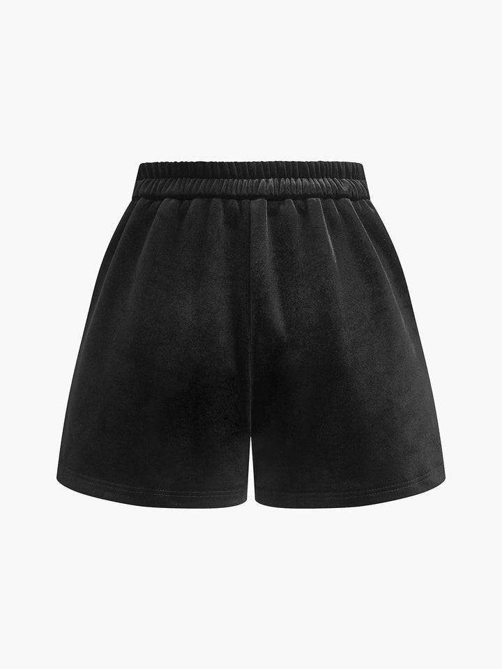 Shorts Confortables en Velours
