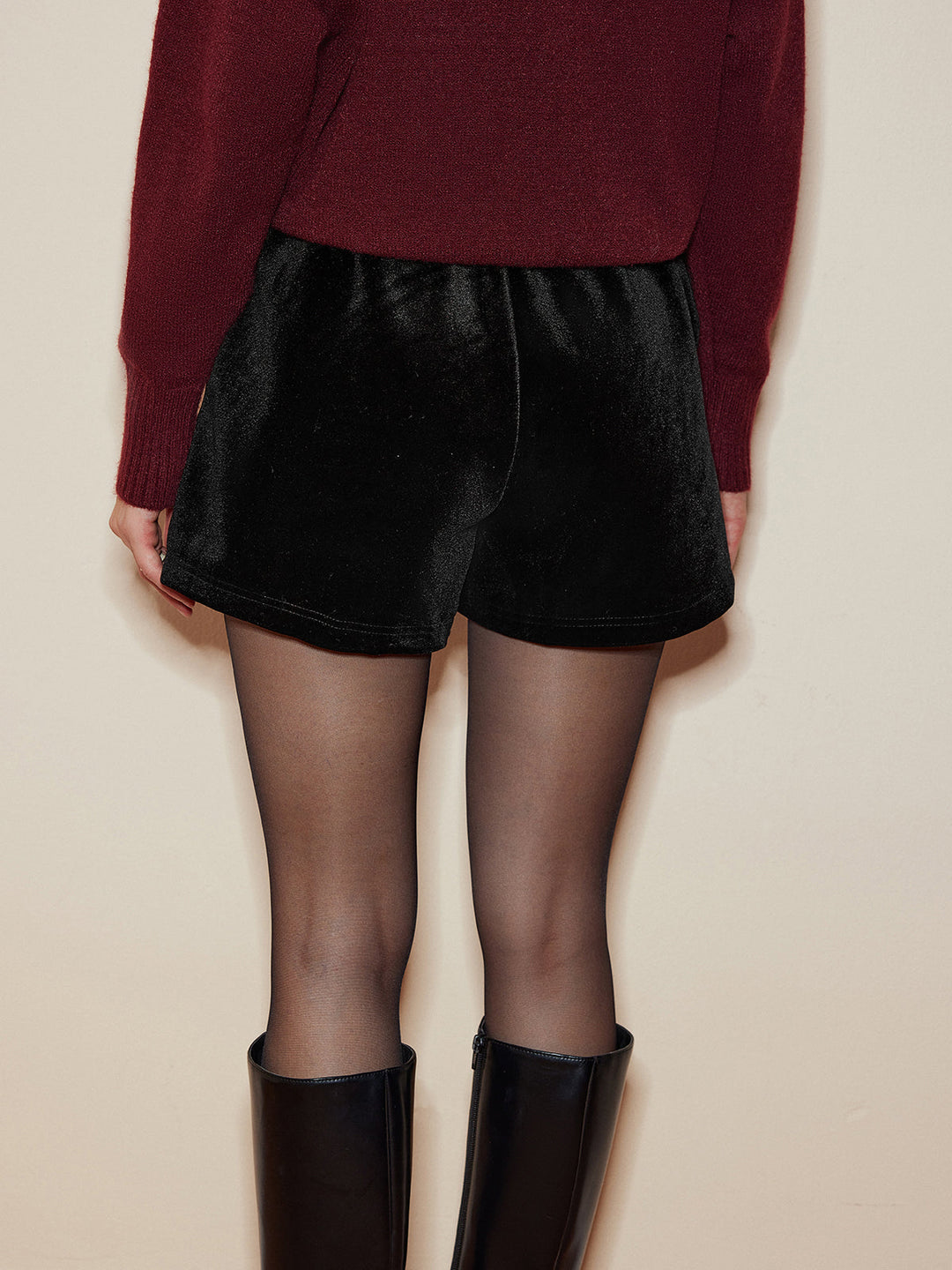 Shorts Confortables en Velours