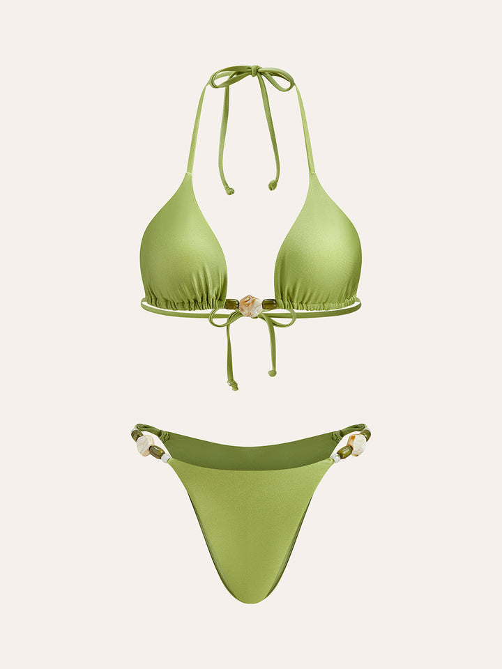 Ensemble Bikini à Volants et Bretelles