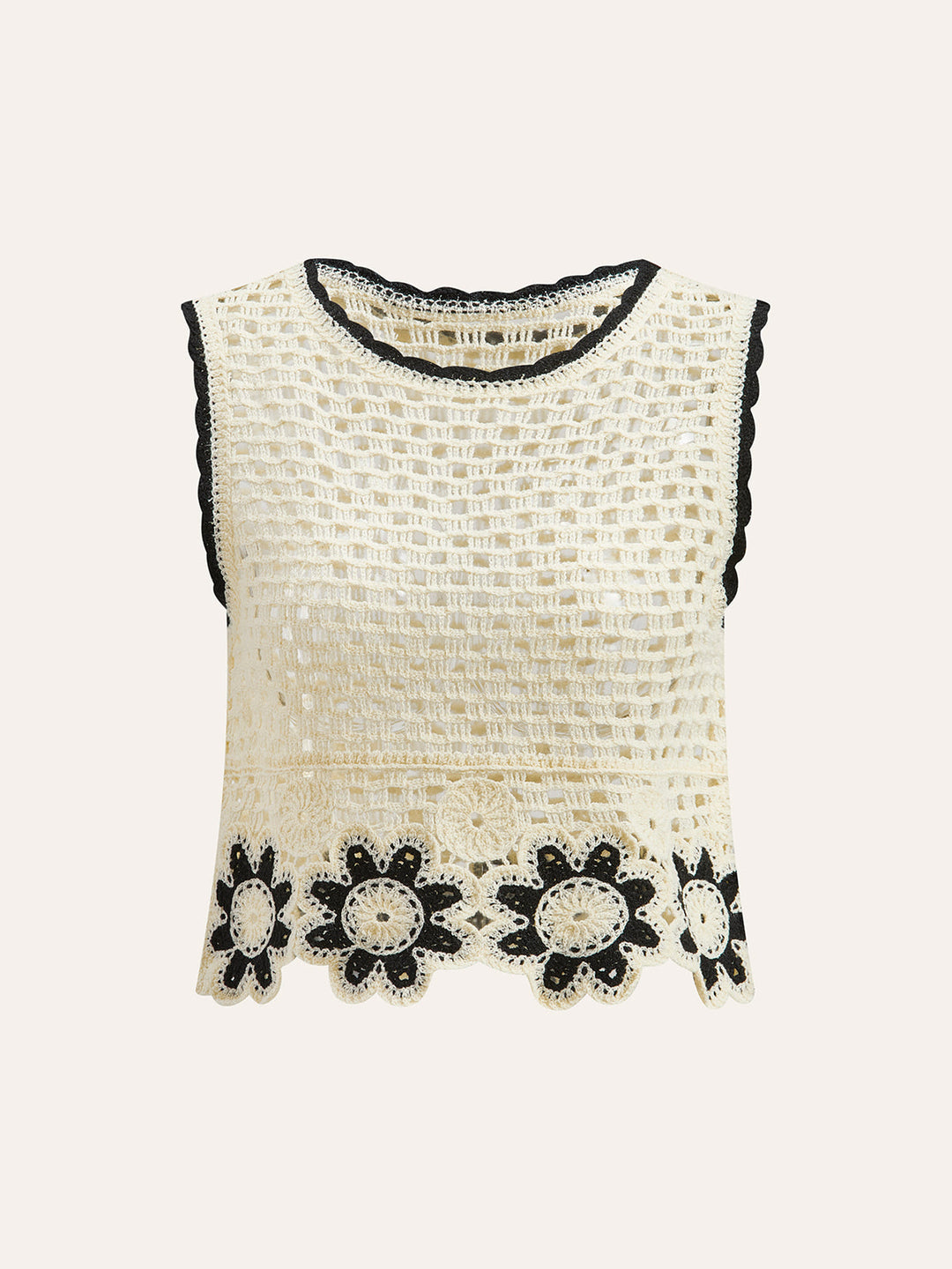 Haut Long Manches Crochet Avec Pantalon