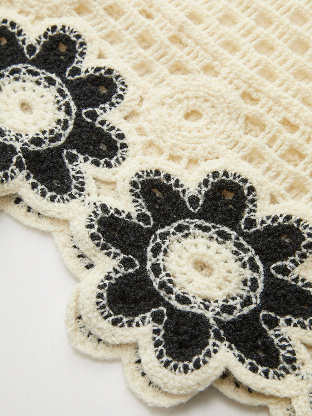 Haut Long Manches Crochet Avec Pantalon