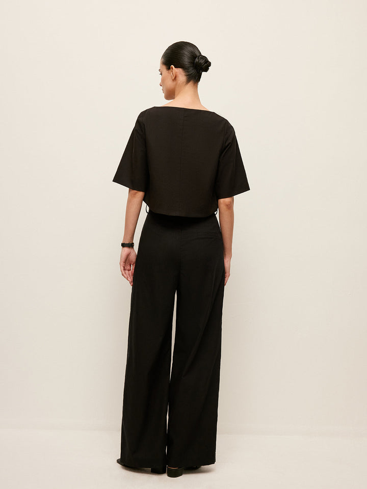 Ensemble Shorty Coton & Lin Avec Pantalon