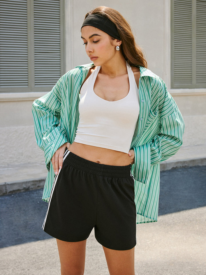 Shorts à Rayures