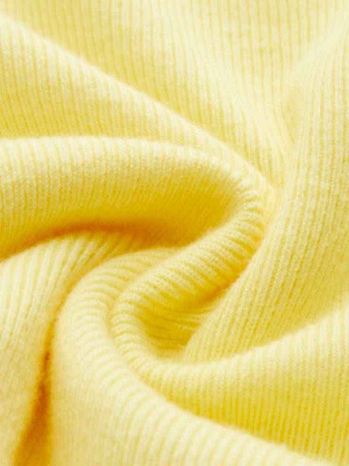 Robe Tricot Sans Manches Détail Poche