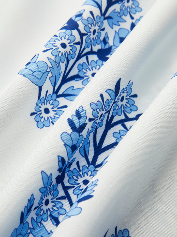 Robe à bretelles avec imprimé floral