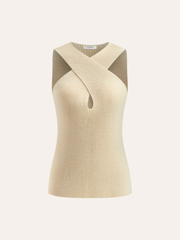 Halter Col Ras du Cou Ample