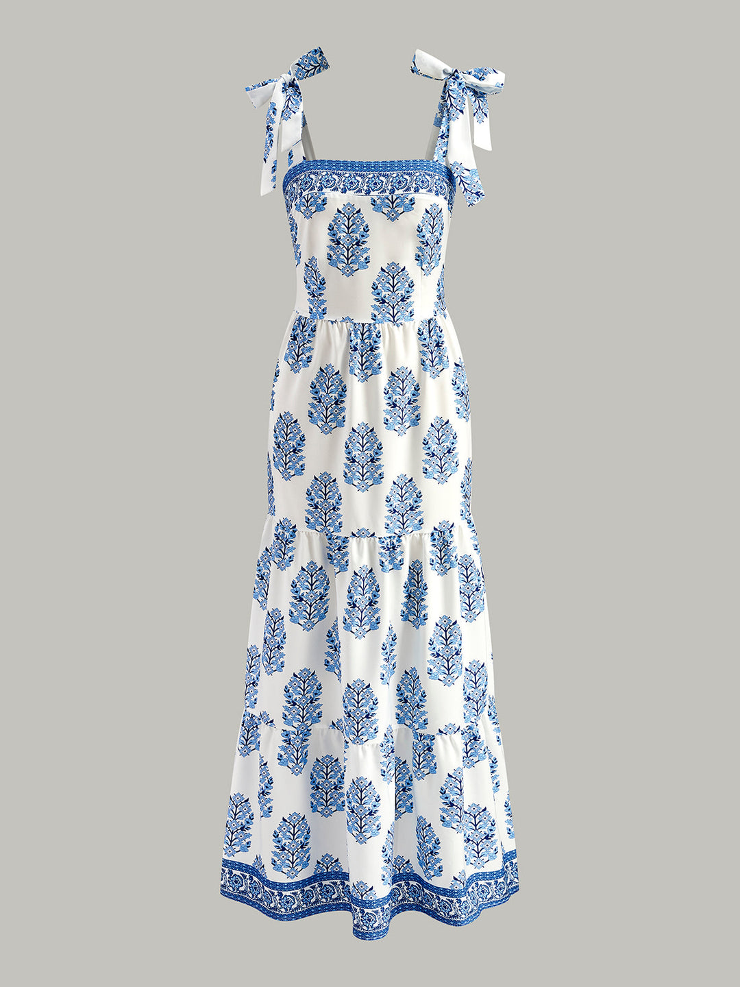 Robe à bretelles avec imprimé floral