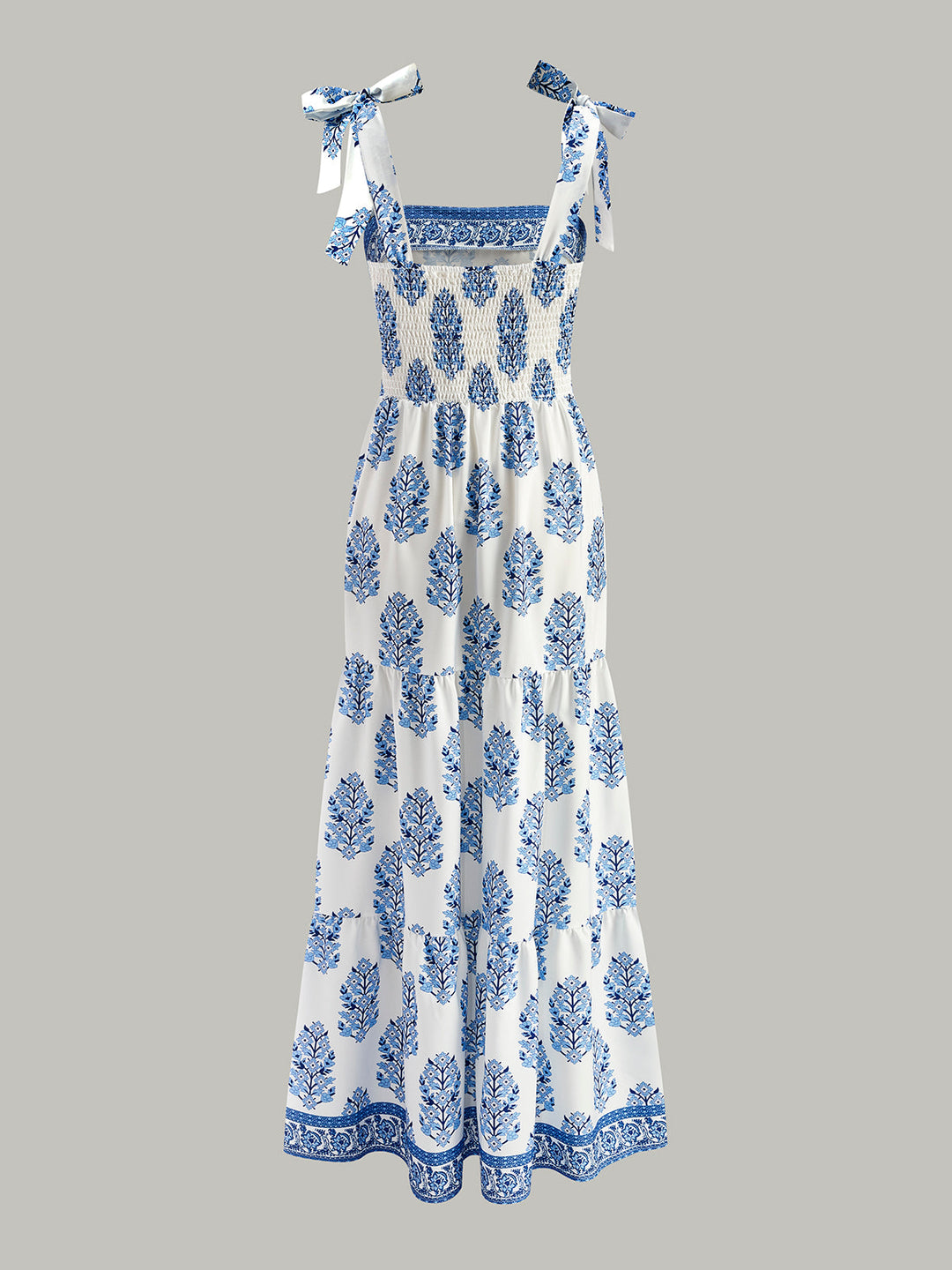 Robe à bretelles avec imprimé floral