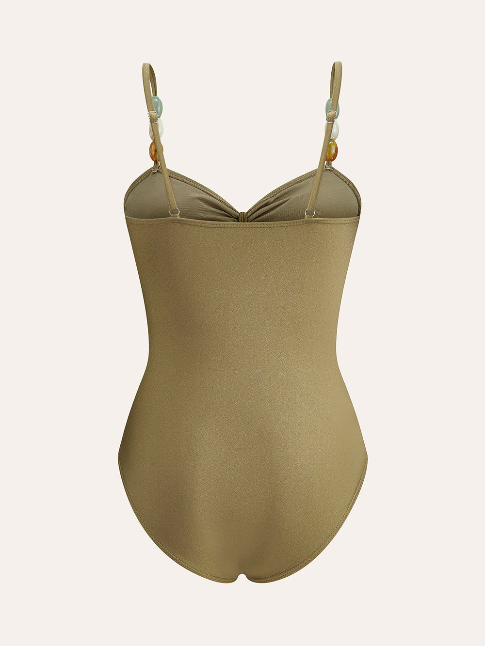 Maillot de bain une pièce découpé à breloques