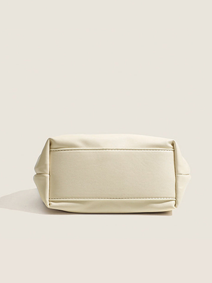 Sac Hobo à Bandoulière avec Poignée Perlée Pastel