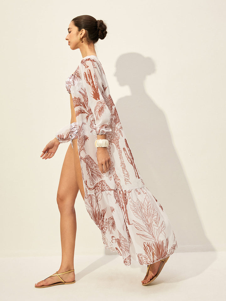 Jupe Cover-Up Imprimée Florale