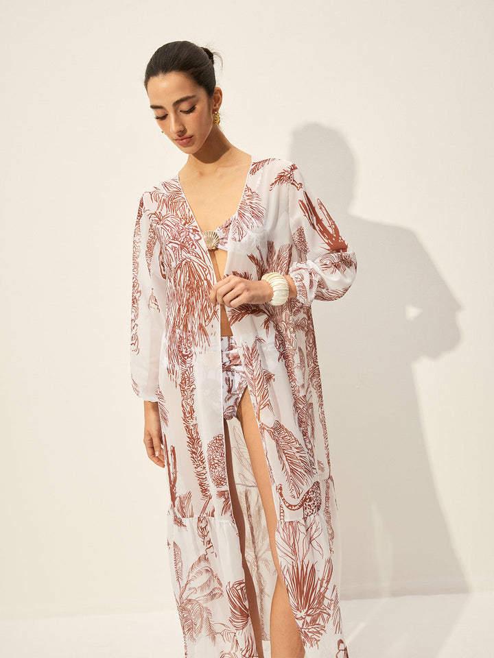 Jupe Cover-Up Imprimée Florale