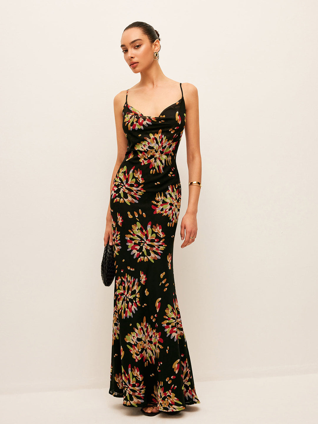 Robe Longue Bohème en Mousseline à Liens au Dos Semi-Transparente