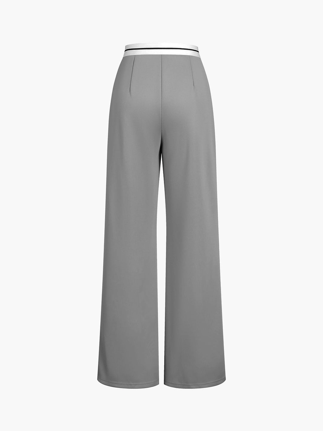 Ensemble Pantalon Jupe Tube à Taille Contrastante Deux Pièces