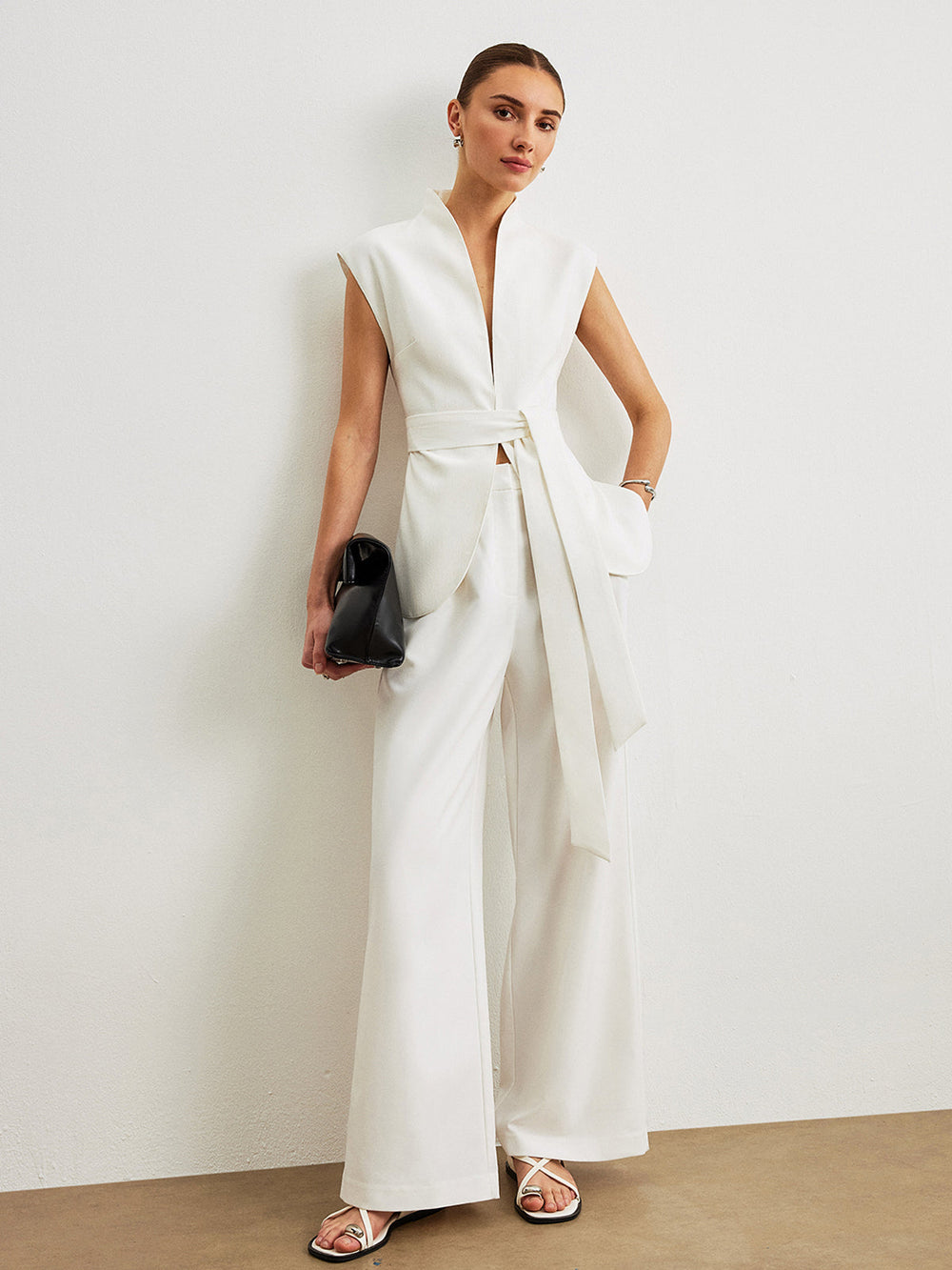 Haut Péplum Ceinturé