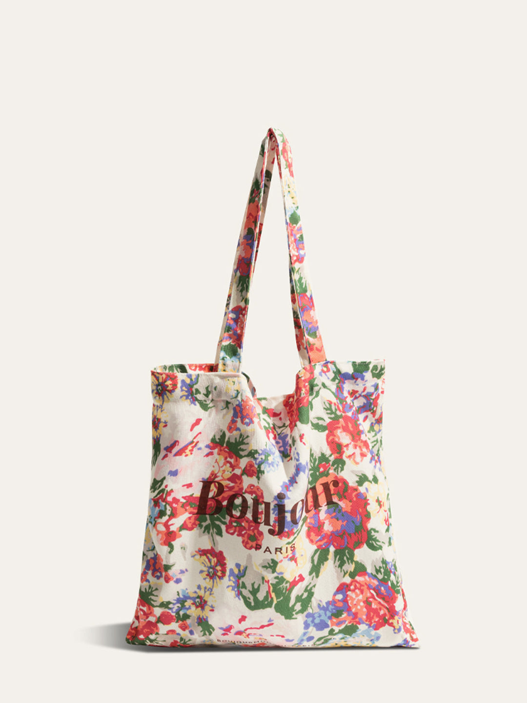 Sac Imprimé Fleuri Tropical en Coton