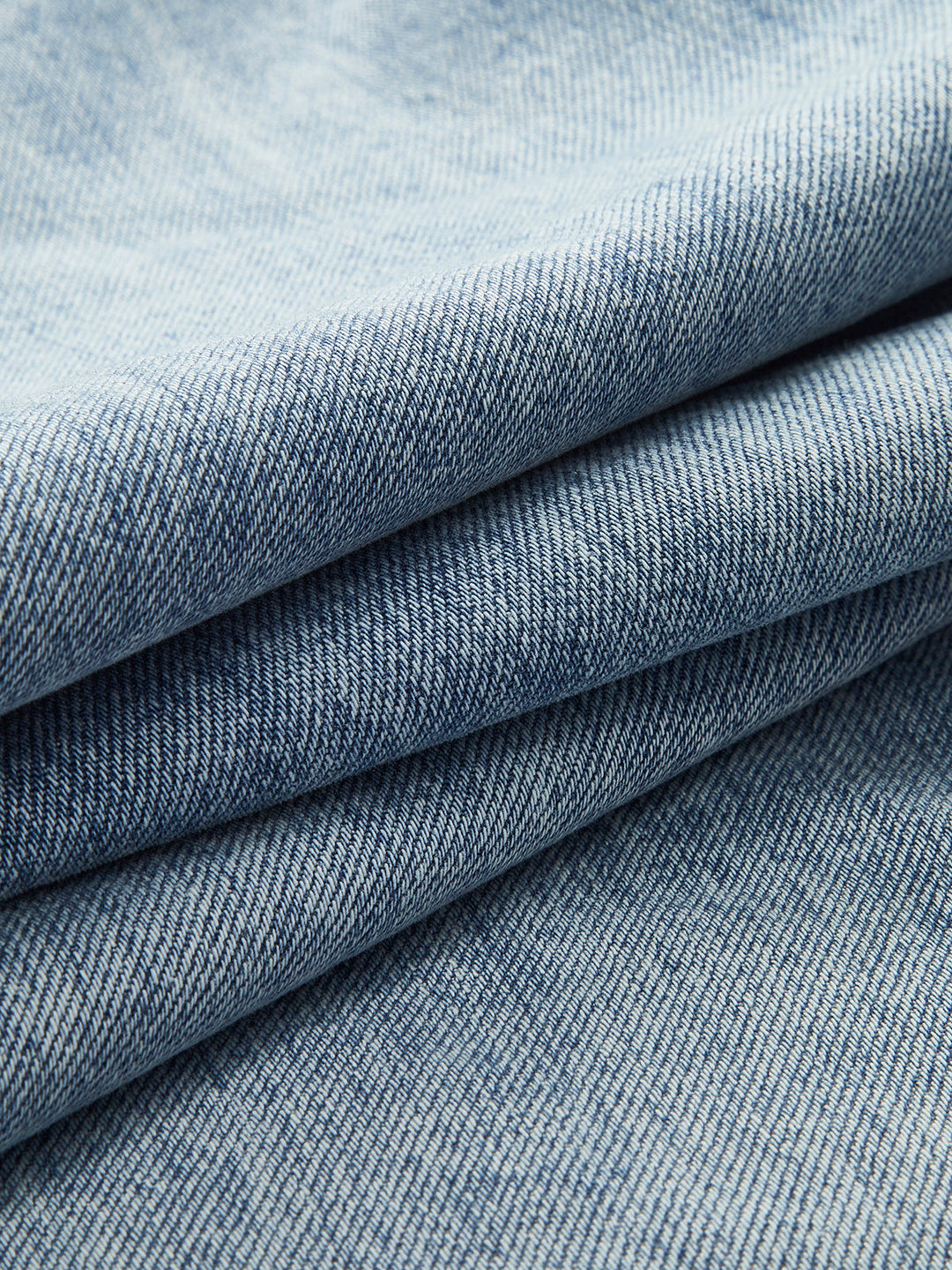 Jeans Large Jambe Taille Asymétrique