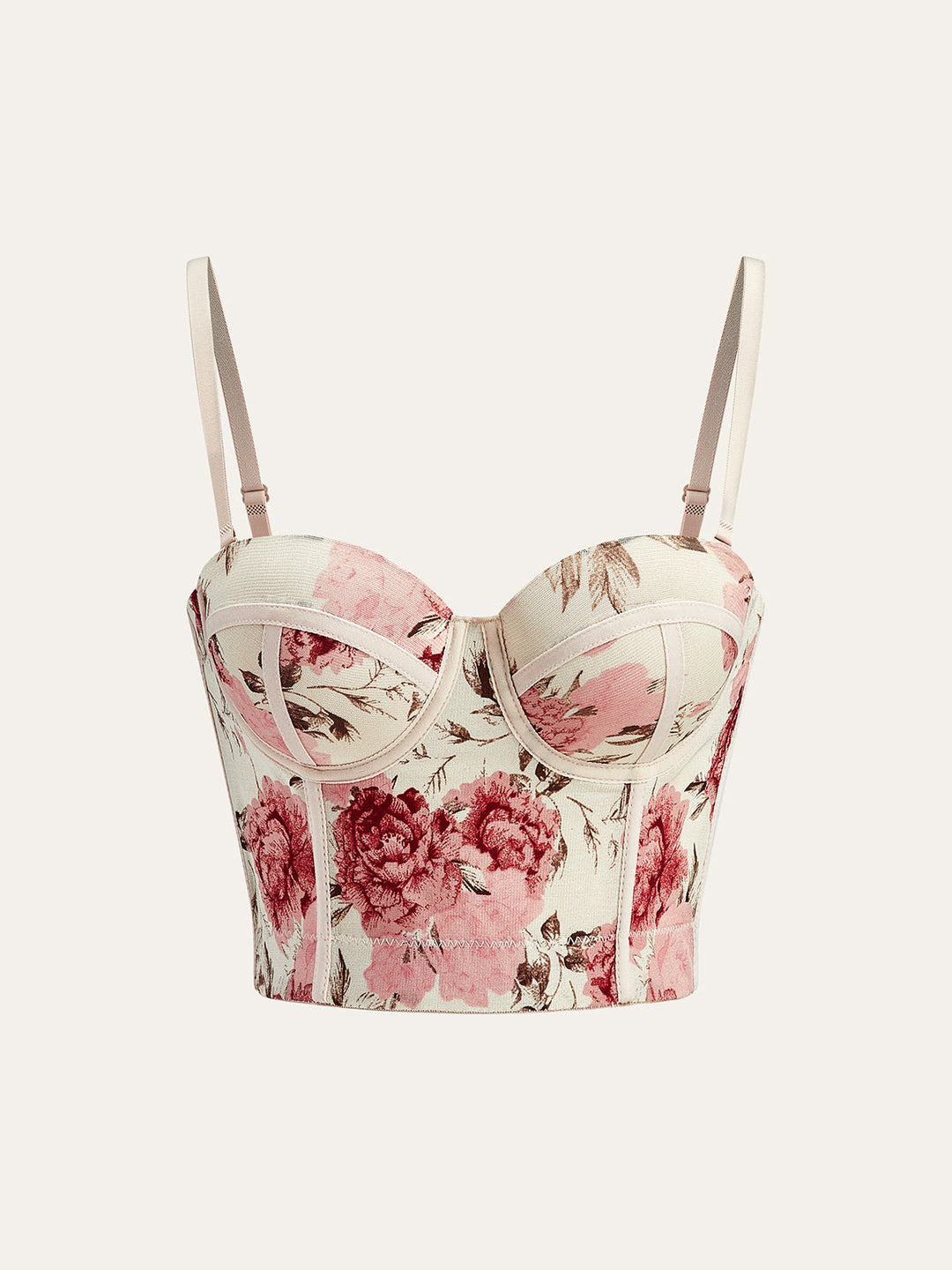 Haut Corset Imprimé Floral