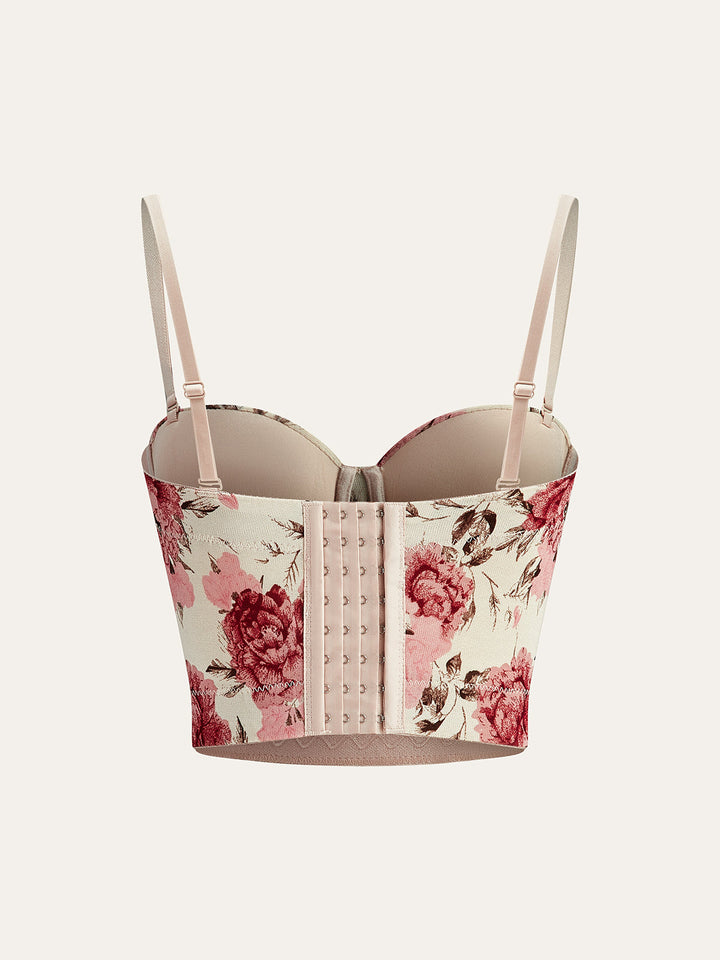 Haut Corset Imprimé Floral