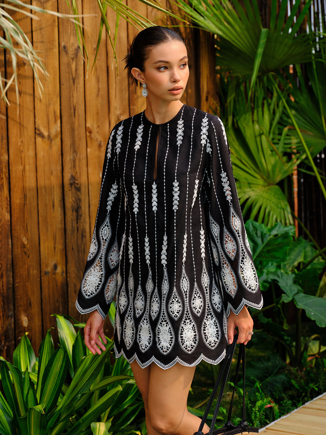 Robe Patineuse Style Bohème Brodé