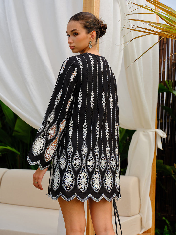 Robe Patineuse Style Bohème Brodé