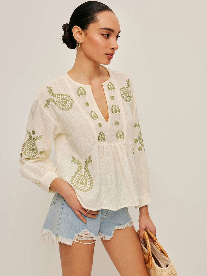Blouse Brodé Bohème