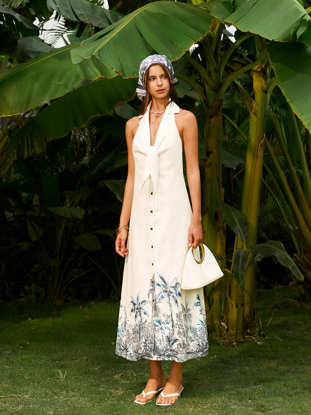Robe Bohème à Nouettes et Dos Nu