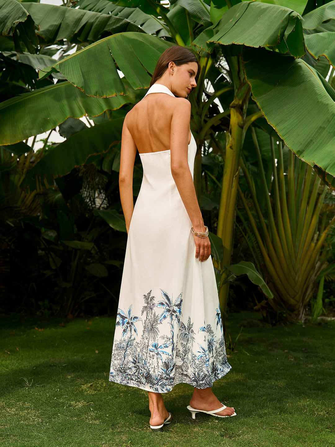 Robe Bohème à Nouettes et Dos Nu