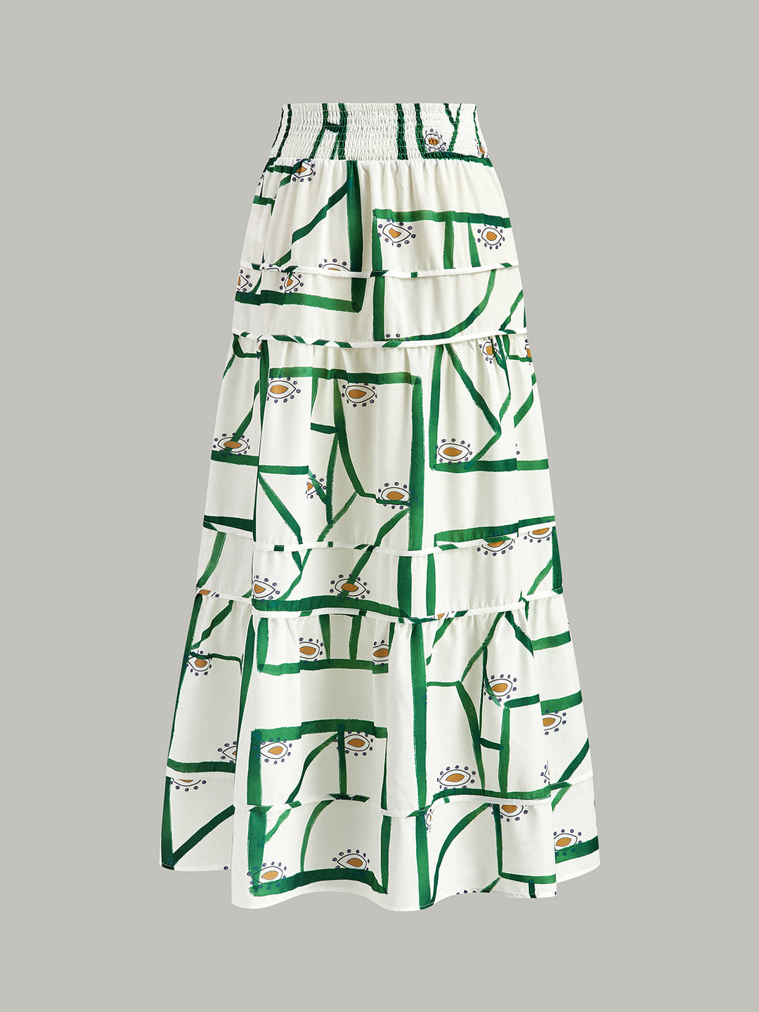Ensemble Jupe à Volants et Camisole à Liens Devant