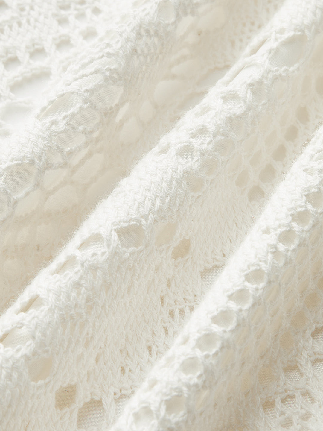 Ensemble Jupe Semi-Transparente à Liens au Crochet