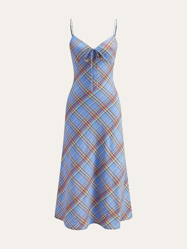 Robe Cami à Volants Plissés
