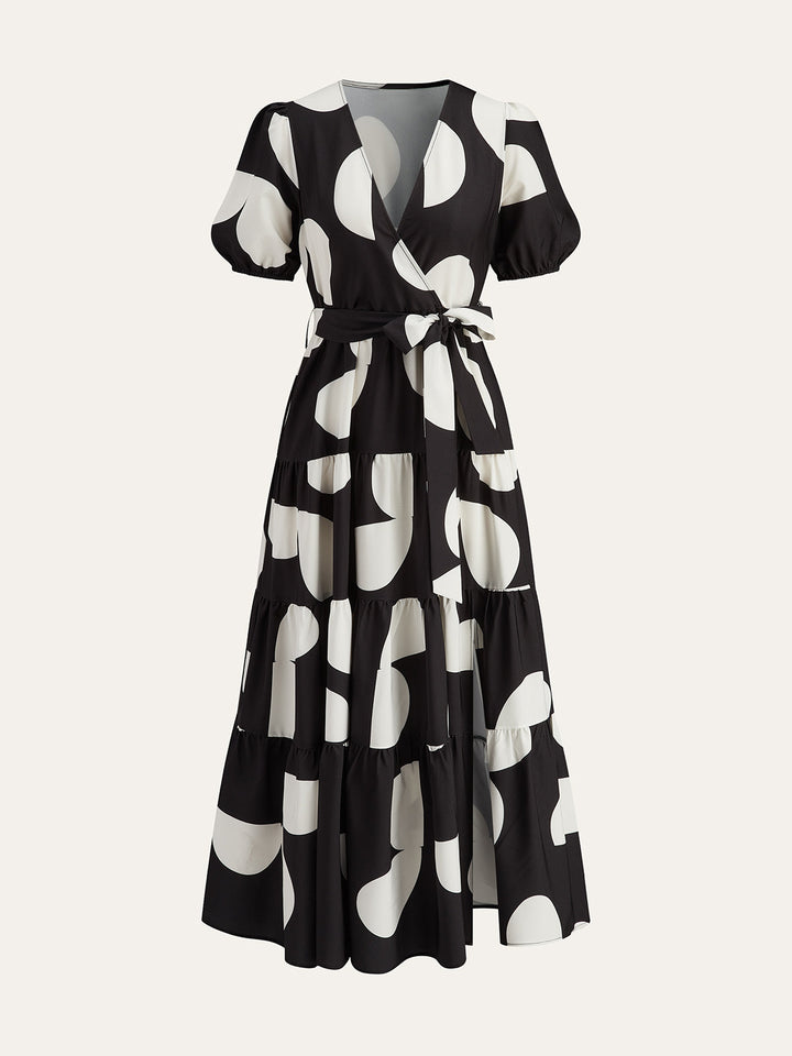 Robe Ceinture Imprimée Fleurie